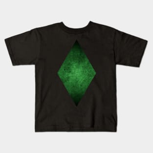 Minimalistic - Diamond Green Kids T-Shirt